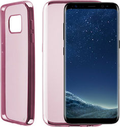 Volte-Tel Coperta din spate Silicon Rose Gold (Galaxy S8+) 8186035