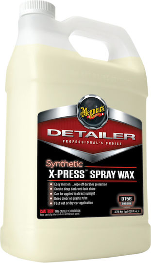 Meguiar's Detailer Synthetic X-Press Spray Wax Υγρό Κερώματος Αυτοκινήτου 3.78lt