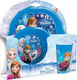 Комплект за Хранене Frozen от Пластмаса Син 3бр