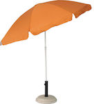 Campus Foldable Beach Umbrella Diameter 2m with UV Protection Orange