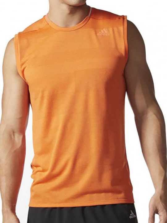 Adidas Supernova Men's Athletic T-shirt Short Sleeve Orange