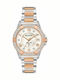 Bulova Diamond Γυναικείο Ρολόι 32mm Μπαταρίας με Ροζ Χρυσό Μεταλλικό Μπρασελέ