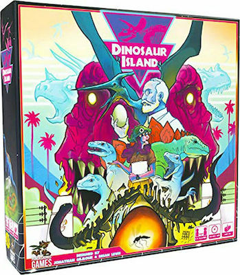 Pandasaurus Games Board Game Dinosaur Island for 1-4 Players 10+ Years PAN201703 (EN)