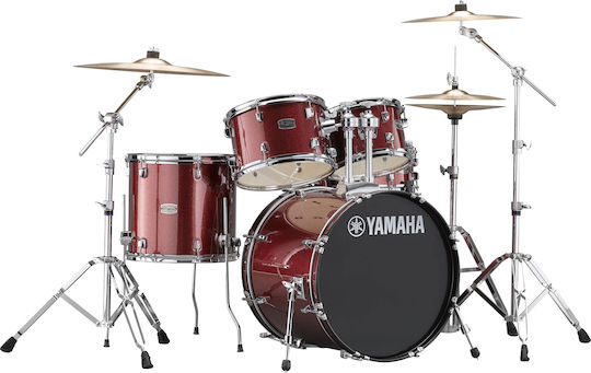 Yamaha RDP-0F5 Rydeen Studio Drum Set Burgundy Glitter χωρίς Πιατίνια