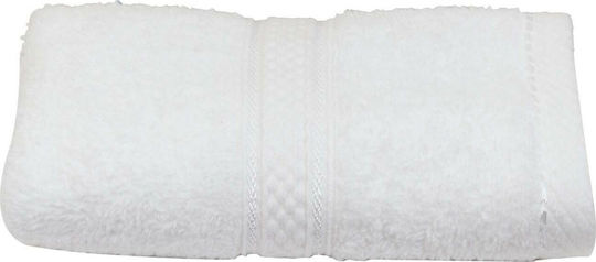Viopros Πετσέτα Χεριών Classic 30x50εκ. Λευκό Βάρους 480gr/m²