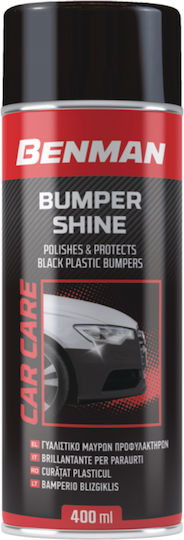 Benman Bumper Shine Σπρέι Βερνίκι για Πλαστικά Αυτοκινήτου Διάφανο 400ml