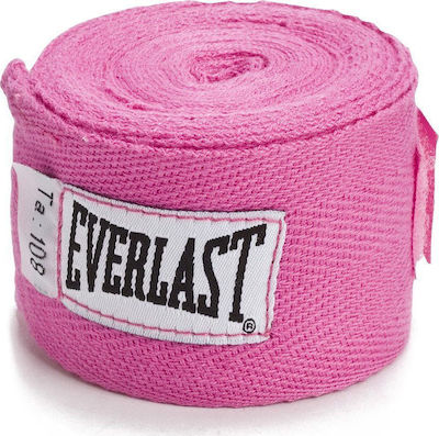 Everlast Classic Cotton 4455 Martial Arts Hand Wraps 2.75m Rosa
