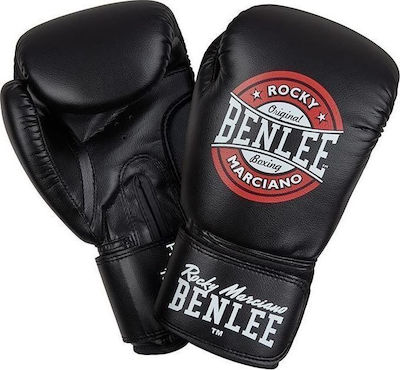 Benlee Pressure Mănuși de box din piele sintetică pentru competiție negre