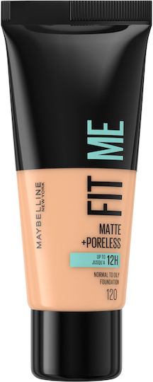 Maybelline Fit Me Matte + Poreless Liquid Foundation 120 Classic Ivory 30ml