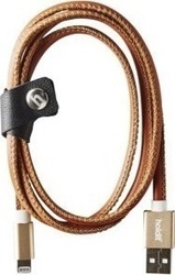 Holdit Braided USB to Lightning Cable Καφέ 1.0m (612662)