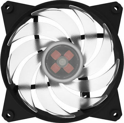 CoolerMaster MasterFan Pro 120 Air Balance RGB Case Fan (1300rpm / 42.7cfm) με Σύνδεση 4-Pin Molex
