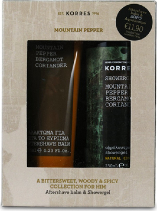 Korres Set Mountain Pepper A Bittersweet, Woody & Spicy Collection for