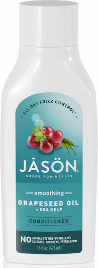 Jason Smoothing Sea Kelp Tames and Smoothes Frizzy Hair Conditioner Hydration for Frizzy Hair with Plants & Flowers of the Sea 473ml