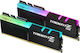 G.Skill Trident Z RGB 32GB DDR4 RAM με 2 Modules (2x16GB) και Ταχύτητα 2400 για Desktop