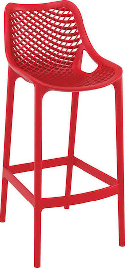 Stool for Bar Outdoor Air Bar 75 Red 45x53x105cm
