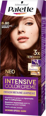 Schwarzkopf Palette Intensive Color Creme Set Hair Dye 6.80 Blonde Dark Bordeaux 50ml