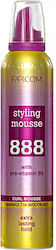 Farcom 888 Styling Mousse Extra Lasting Hold Αφρός Μαλλιών Μπούκλες 250ml Farcom 888 Styling Mousse Extra Lasting Hold Αφρός Μαλλιών Μπούκλες 250ml