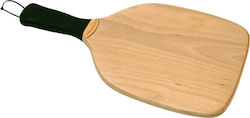 Campus Beach Racket Beige with Straight Handle Black