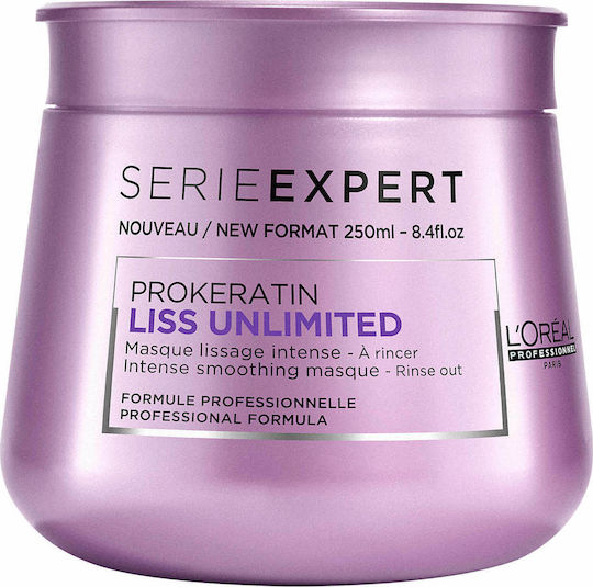 L'Oréal Professionnel Serie Expert Liss Unlimited Μάσκα Μαλλιών για Λείανση 250ml