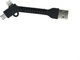 Forcell Ключодържател USB към micro USB Кабел Черен 0.1м