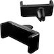 Gang Clothing Mobile Holder For Air Vent Car Mobile Mount with Adjustable Hooks Black