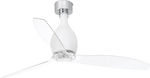 Faro Barcelona Mini Eterfan 32025 Ceiling Fan 128cm with Remote Control White