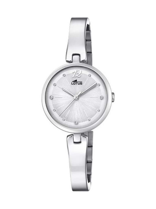 Lotus Watches Ceas de Damă cu Argintiu Brățară Metalică