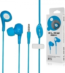 Blow B-15 In-ear Handsfree με Βύσμα 3.5mm Γαλάζιο