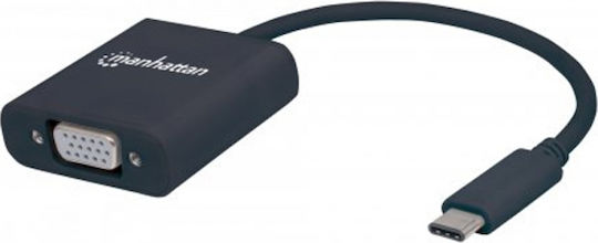 Manhattan Converter USB-C male to VGA female 1pcs 151771