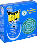 Raid Snake for Mosquitoes 10 coils 1pcs