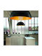 Fabas Luce Dingle Hängelampe Schwarz mit Fassung E27 40cm.