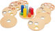 Small Foot Shape Sorting Toy Plug in Game made of Wood for 3++ Months