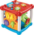 Vtech Cub de Activități Busy Learners Activity Cube cu muzică pentru 6++ Luni