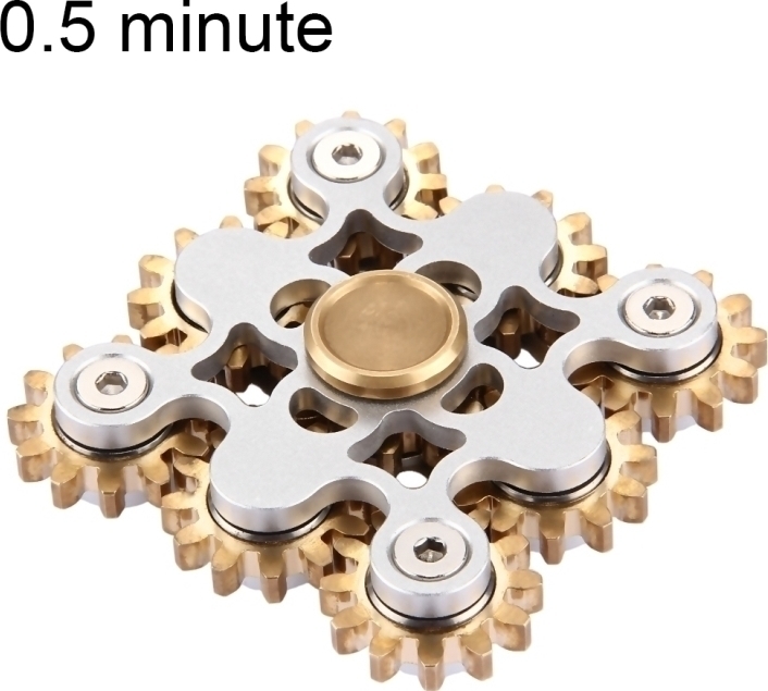 Fidget Spinner Aluminium Alloy 9 Wheel Gears Electric 0.5 minutes