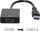 Converter USB-A male to HDMI female 1pcs (33430)