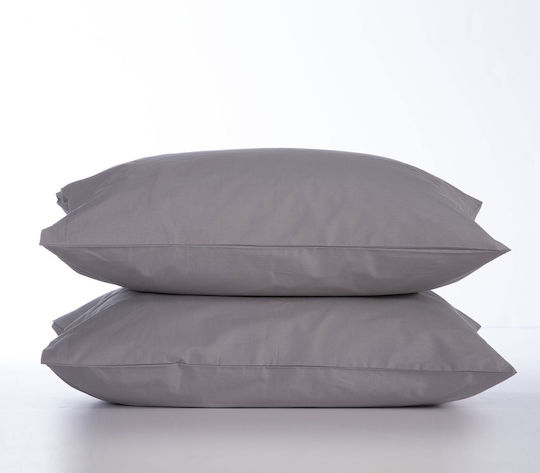 Nef-Nef Homeware Basic Σετ with Envelope Cover 726 Light Grey 52x72cm 011712