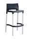 Stool for Bar Outdoor Gio Black 39x45x75cm