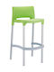 Stool for Bar Outdoor Gio Light Green 39x45x75cm