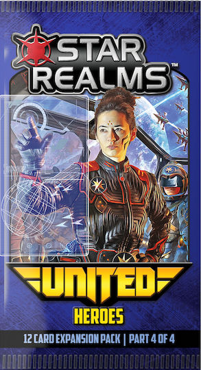 Разширение на играта Star Realms United Heroes за 2 играчи 10+ години WWG018D (EN)
