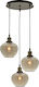 Viokef Jonas Pendant Light Suspension for Socket E27 Honey