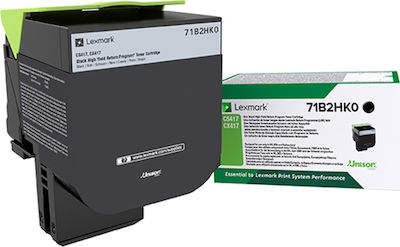 Lexmark 71B2HK0 Toner Laser Εκτυπωτή Μαύρο High Yield Return Program 6000 Σελίδων