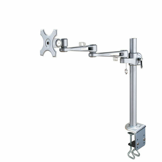 Newstar Desk Mounted Stand for Monitor up to 30" with Extension Arm Silver (FPMA-D935)