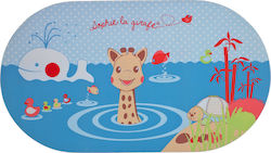 Sophie La Girafe Бебешка Нехлъзгаема Изтривалка За Баня Синя