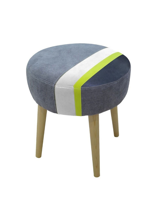 Stool For Living Room Amanda Grey Gray 35x35x40cm