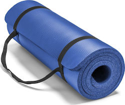 Power Force BR-2000 Στρώμα Γυμναστικής Yoga/Pilates Μπλε με Ιμάντα Μεταφοράς (180x60x1.5cm)