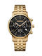 Wenger Urban Classic Uhr Chronograph Batterie mit Gold Metallarmband