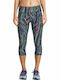Bullet Women's Capri Running Legging Green/Purple
