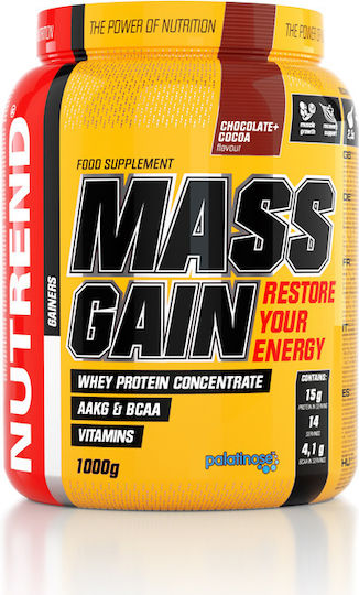 Nutrend Mass Gain Protein Whey with Flavor Chocolate & Cacao 1kg