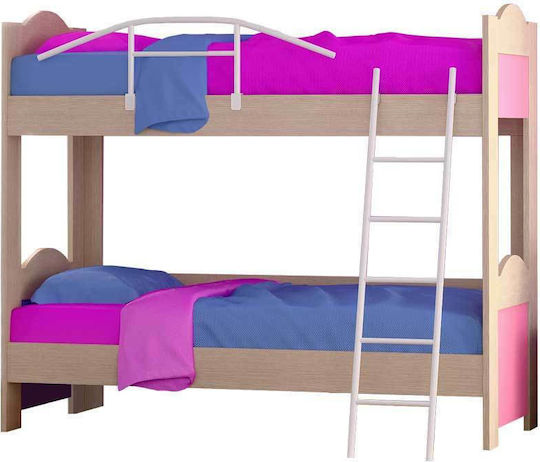 Kinderbett Koje Einzeln Rosa für Matratze 90x190cm