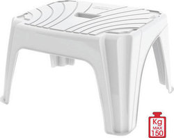 Plastic Stool Step2 White 45x35x25cm